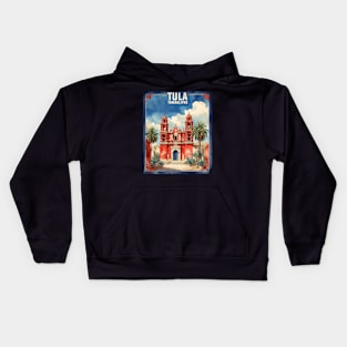 Tula Tamaulipas Mexico Vintage Tourism Travel Kids Hoodie